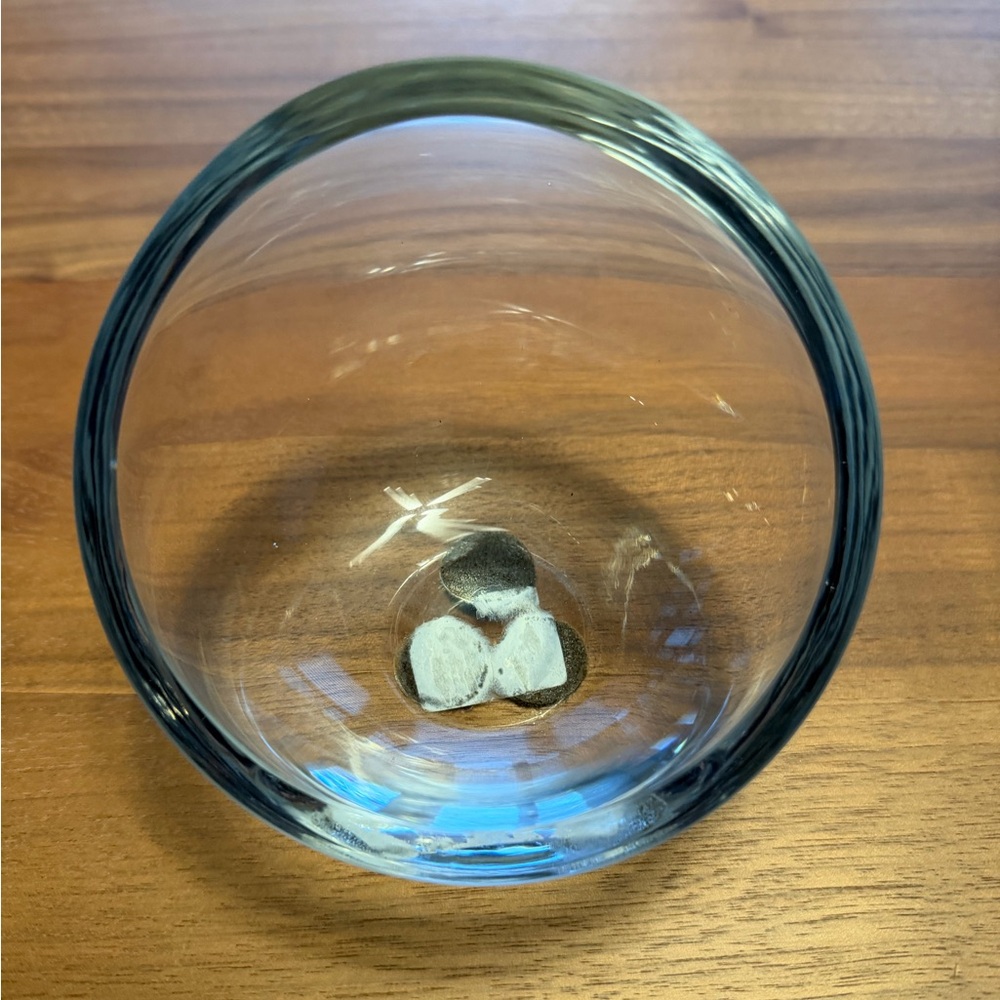 Elegant Single Bloom Glass Bowl. Rose, dahlia, peony are perfectly displayed.